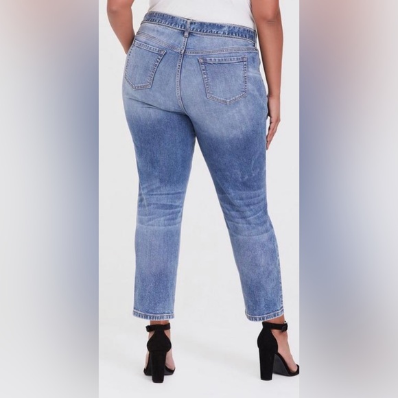 NWT Torrid Straight Vintage Stretch Mid-Rise Utility Pocket Jean Size 18s - Picture 2 of 12